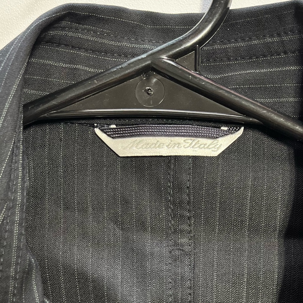 Maxmara Button Down Pinstripe Collared Wool Blend… - image 4